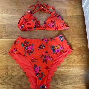 XHILARATION Floral Bikini